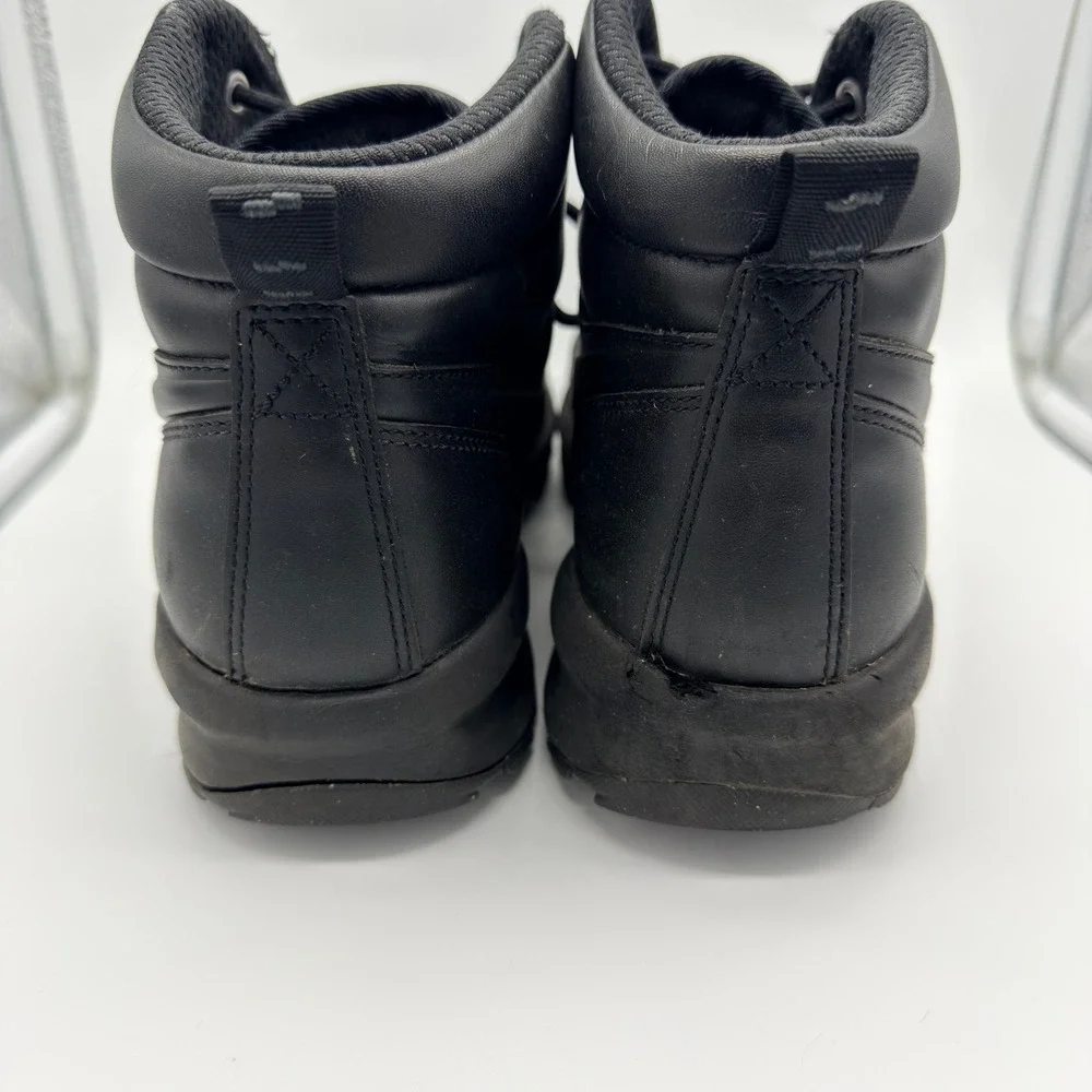 Nike ACG Manoa Boots‎ Mens 9 Black Leather Hiking High Top 454350-003 Gorpcore